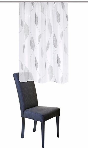 HOME WOHNIDEEN Vorhang "PAOLO" Kräuselband 1 Stk. tlg. Kräuselbandschal PAO günstig online kaufen