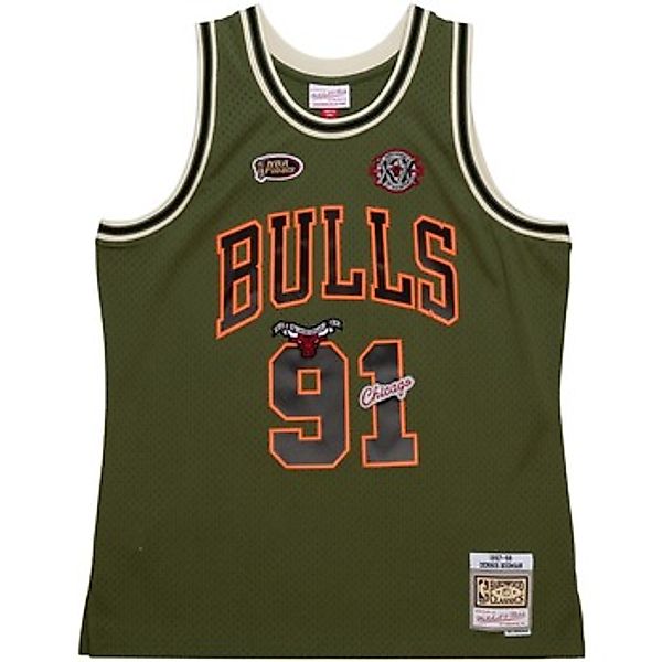 Mitchell And Ness  T-Shirts & Poloshirts Maillot NBA Chicago Bulls Dennis R günstig online kaufen