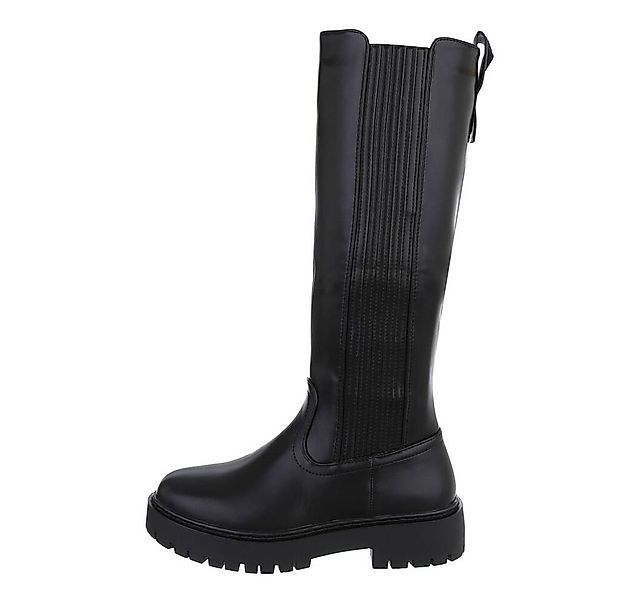 Ital-Design Damen Freizeit Plateaustiefel (84989598) Blockabsatz Plateausti günstig online kaufen