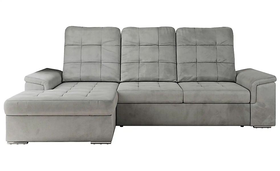 Ecksofa mit Schlaffunktion Madrito ¦ grau ¦ Maße (cm): B: 256 H: 89 Polster günstig online kaufen