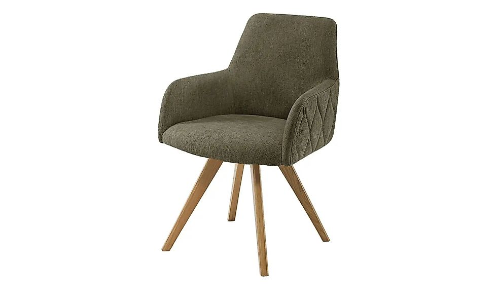 Woodford Esszimmerstuhl  Damask ¦ grün ¦ Maße (cm): B: 61 H: 88 T: 66.5 Stü günstig online kaufen