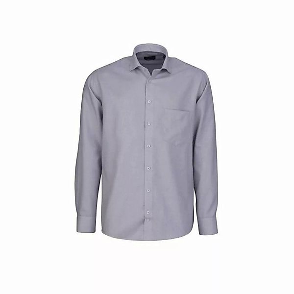 Hatico Langarmhemd grau regular fit (1-tlg) günstig online kaufen