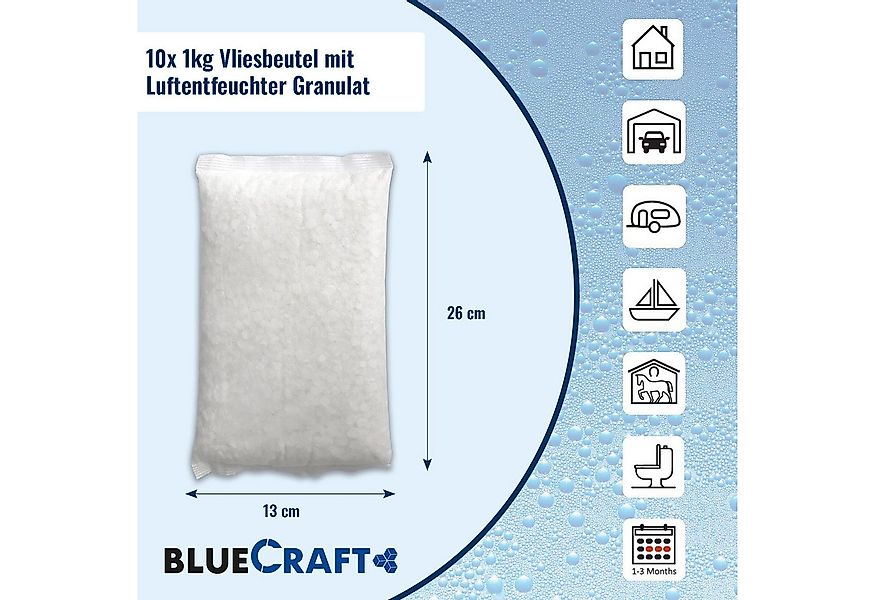 BlueCraft Luftentfeuchter-Nachfüllpack 10x 1kg Raum Entfeuchter Granulat im günstig online kaufen
