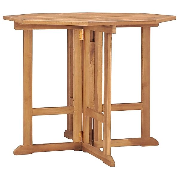 vidaXL Klappbarer Garten-Esstisch 90x90x75 cm Massivholz Teak 315447 günstig online kaufen
