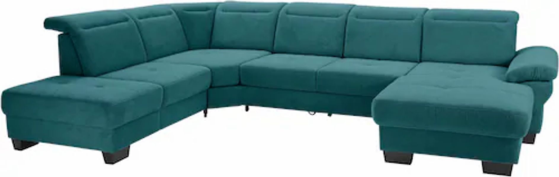 Home affaire Wohnlandschaft »Cornwall U-Form« inkl. Sitztiefenverstellung, günstig online kaufen