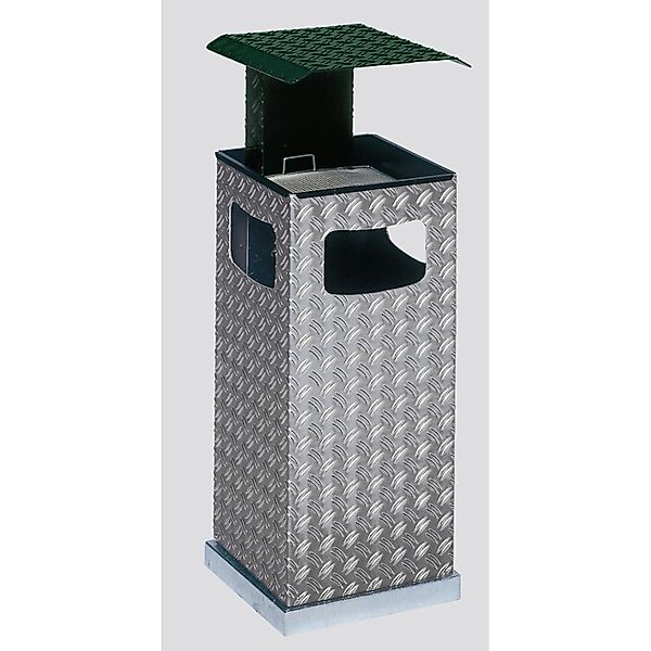 PROREGAL Kombiascher Mit 3 Fach Einwurf Schutzdach 38 Liter HxBxT 95 x 44 x günstig online kaufen
