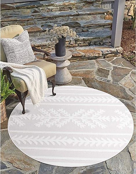Carpet City Teppich "In-& Outdoorteppich Santorini 411, 3D-Effekt, Boho-Opt günstig online kaufen