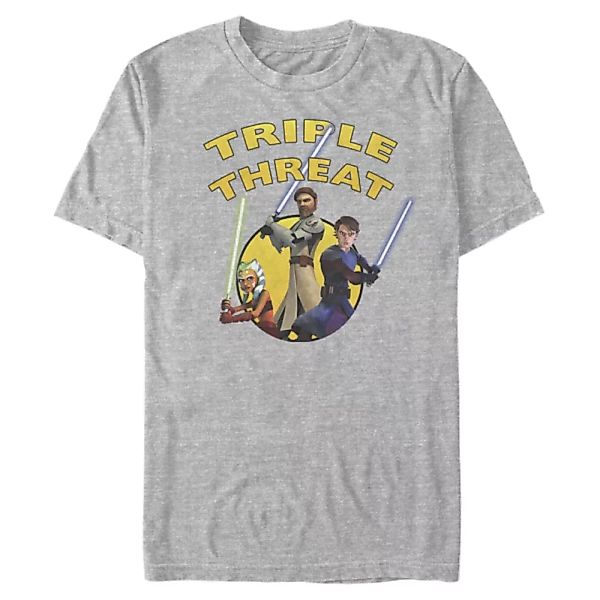 Star Wars - The Clone Wars - Gruppe Triple Threat - Männer T-Shirt günstig online kaufen