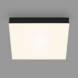 LED-Deckenlampe Flame, 3000K, 28,7x28,7cm, silber günstig online kaufen