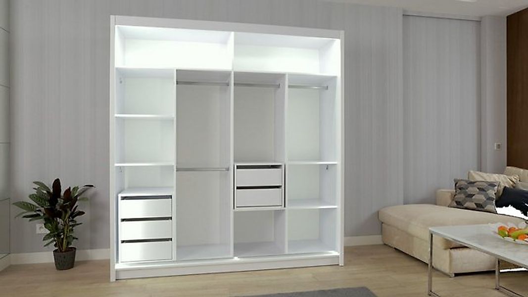 JVmoebel Kleiderschrank Modern Weiß Holz Schränke Schlafzimmer Schrank Klei günstig online kaufen