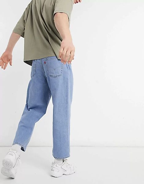 Levi's – Stay Loose – Jeans mit kurzem Schnitt und Bundfalten in leichter B günstig online kaufen