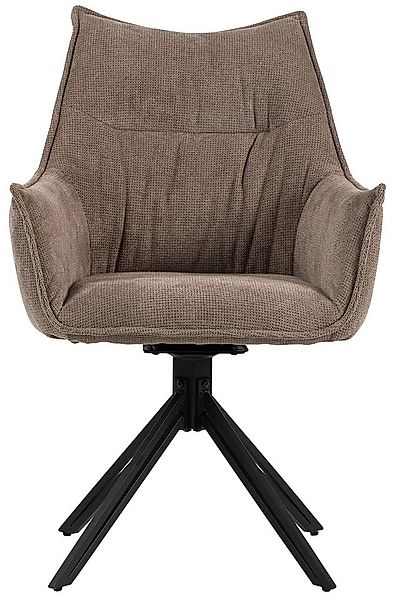 MR.DEKO Esszimmerstuhl Ginosa, drehbarer Stuhl mit Polsterung und Armlehnen günstig online kaufen