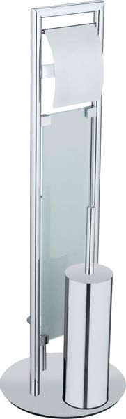 WENKO WC-Garnitur "Sulmona" aus Edelstahl  Polypropylen mit Silikon-Bürsten günstig online kaufen