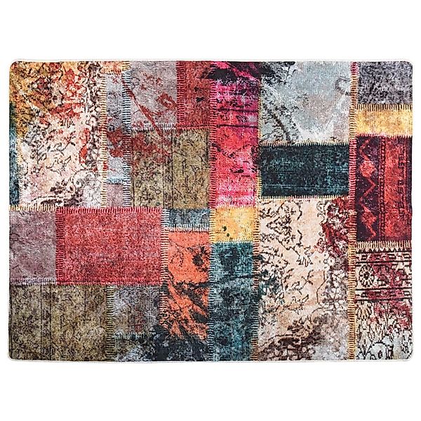 vidaXL Teppich Waschbar Mehrfarbig 400x300 Cm Rutschfest 1928356 günstig online kaufen