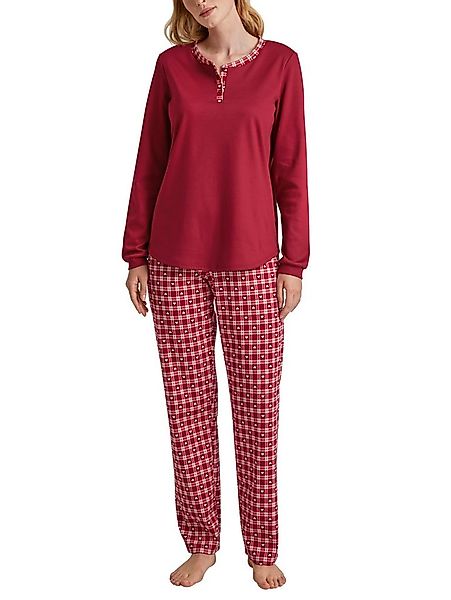 CALIDA Pyjama Calida Damenpyjama 41495 Rio Red (1 Stück, 1 tlg., 1 Stück) H günstig online kaufen