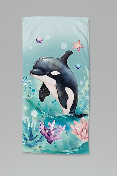 good morning Strandtuch Splash, Velours (Packung, günstig online kaufen