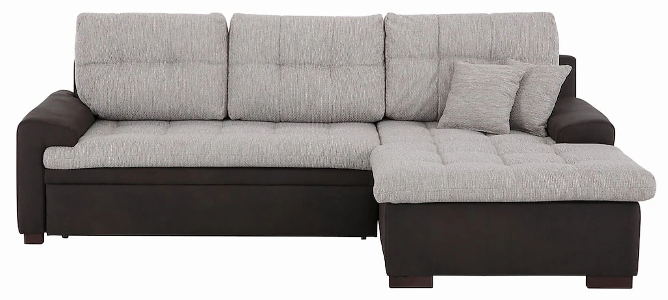 Home affaire Ecksofa "Föhr L-Form" wahlweise mit Bettfunktion günstig online kaufen
