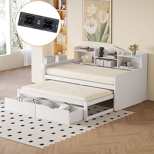 HAUSS SPOLE Schlafsofa 90x200cm mit Ausziehbett günstig online kaufen