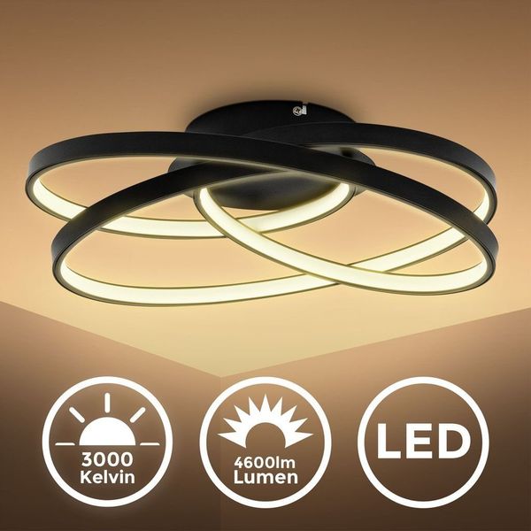 B.K.Licht Deckenleuchte LED Wohnzimmer-Deckenlampe modern 39cm günstig online kaufen