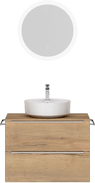 nobilia® Badmöbel-Set »Alvene« vormontiert, mit Soft-Close, 2 Stk. tlg. ink günstig online kaufen