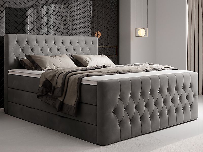 wonello Boxspringbett Sira, mit Bettkasten, Matratzen günstig online kaufen