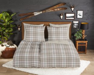 good morning Wendebettwäsche "Bernardus" 3 Stk. tlg. Flanell, Biber, Winter günstig online kaufen