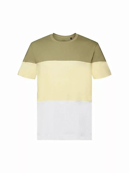 Esprit Collection T-Shirt Colourblock-T-Shirt, 100 % Baumwolle (1-tlg) günstig online kaufen