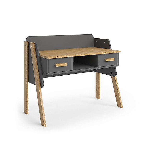 VitaliSpa® Schreibtisch Malia, Grau/Eiche, 97 x günstig online kaufen