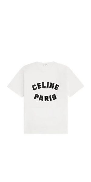 CELINE Print-Shirt CELINE loose celine paris t-shirt in cotton jersey günstig online kaufen