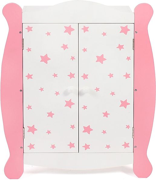 CHIC2000 Puppenkleiderschrank Stars Pink günstig online kaufen