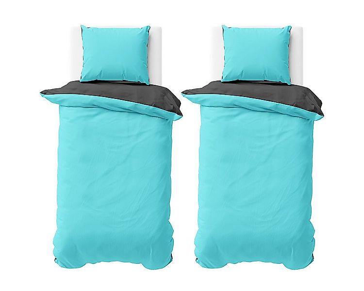 Visaggio Bettwäsche Mikrofaser Allergiker geeignet Doubleface Wendebettwäsc günstig online kaufen