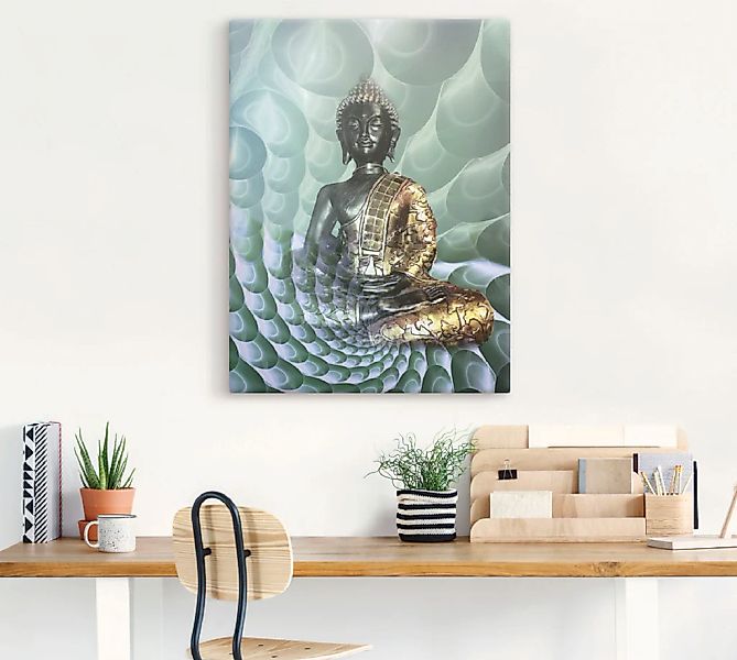 Artland Wandbild »Buddhas Traumwelt CB«, Religion, (1 St.), als Alubild, Ou günstig online kaufen