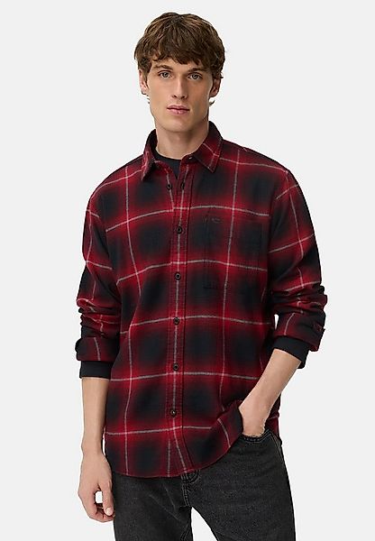 camel active Flanellhemd aus leichtem Flanell Langarm Kentkragen Kentkragen günstig online kaufen