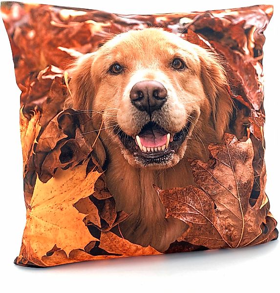 Weckbrodt Kissenhülle "Golden Retriever" günstig online kaufen