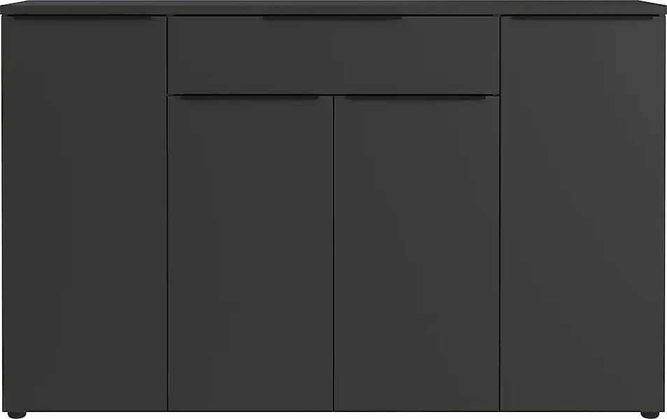 GERMANIA "Mailand" Sideboard mit einer Schublade und 4 Türen, in graphit & günstig online kaufen