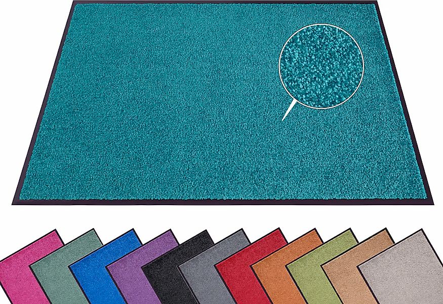 HANSE Home Fußmatte "Wash & Clean" rechteckig 7 mm Höhe Schmutzfangmatte, T günstig online kaufen