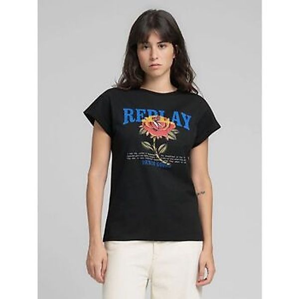 Replay  T-Shirt W3473A.2660-098 BLACK günstig online kaufen