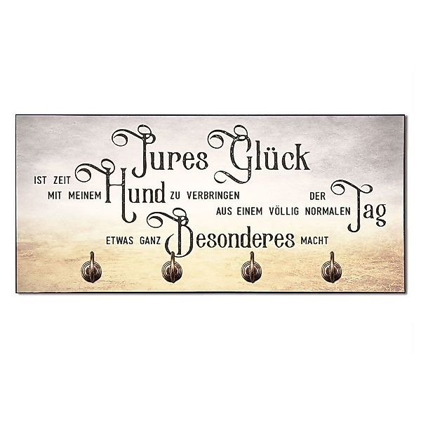 Cadouri Wandgarderobe PURES GLÜCK Design-Hundegarderobe für günstig online kaufen