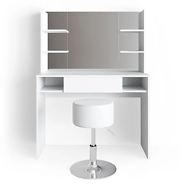 Vicco Schminktisch Daenerys Weiß 99 cm mit Hocker günstig online kaufen