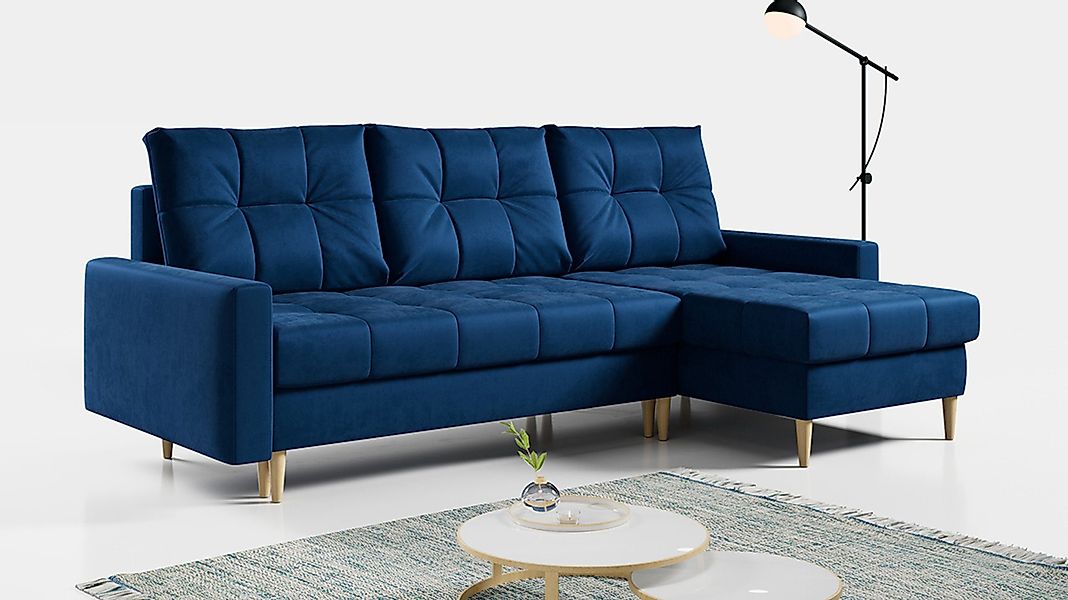 MKS MÖBEL Ecksofa ASTRA, Set, Gesteppte günstig online kaufen