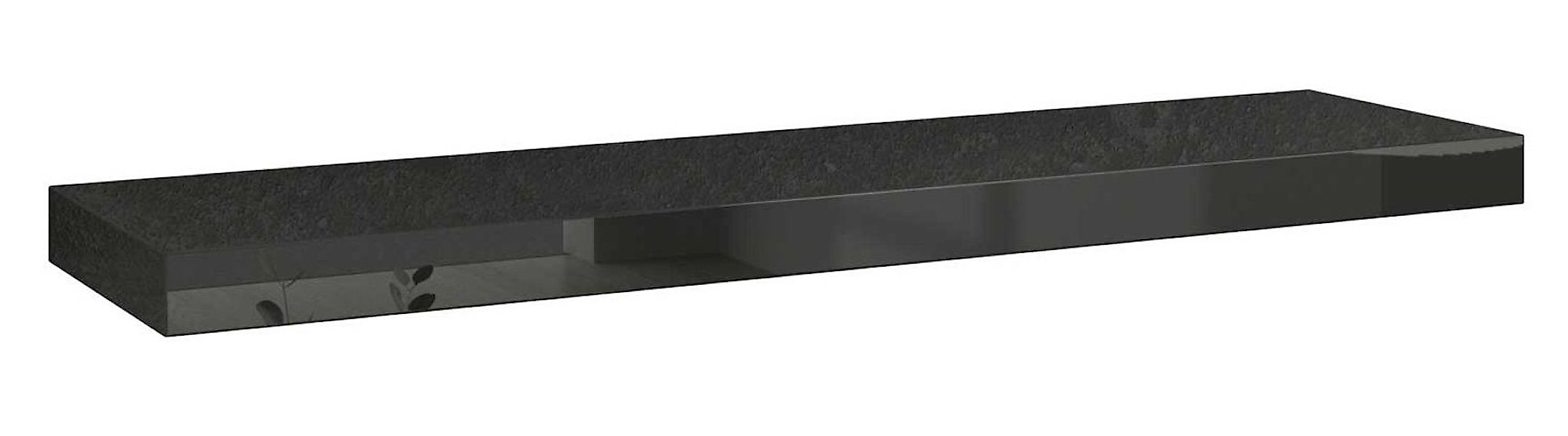 Feldmann-Wohnen Wandregal Andrea, 1-tlg., 60x26x5cm schwarz günstig online kaufen