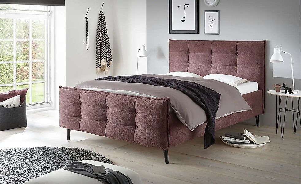 meinBett Polsterbettgestell  Mariano B ¦ rosa/pink ¦ Maße (cm): B: 169 H: 1 günstig online kaufen