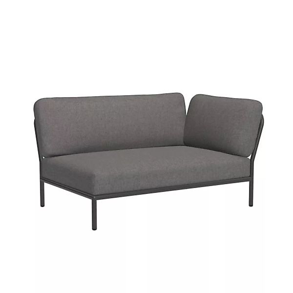 LEVEL Outdoor Sofa Lounge-Modul 2 Schiefer Dunkelgrau Rechts günstig online kaufen