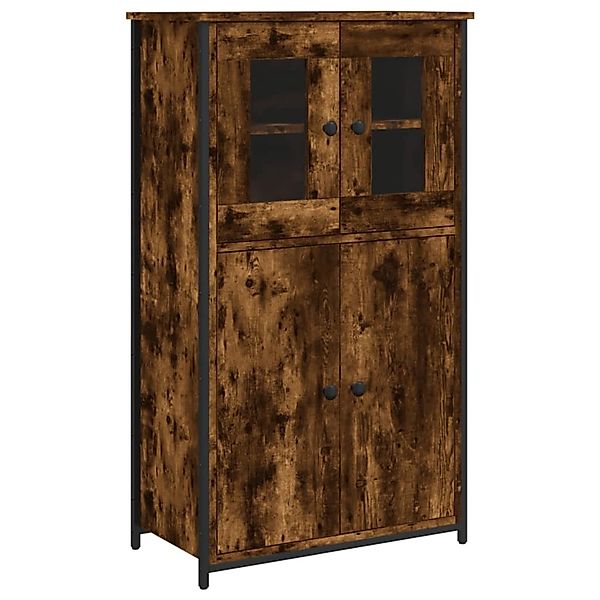 vidaXL Highboard Räuchereiche 62x32x106,5 cm Holzwerkstoff 834207 günstig online kaufen