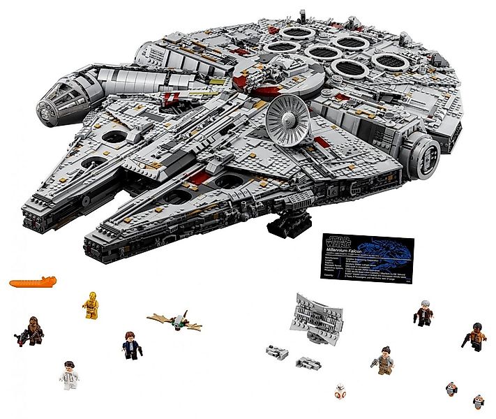 LEGO® LEGO Star Wars 75192 Millennium Falcon Spielbausteine, (Set, 7541 St. günstig online kaufen
