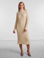 Y.A.S Strickkleid YASMAVI KNIT MIDI ROLLNECK günstig online kaufen