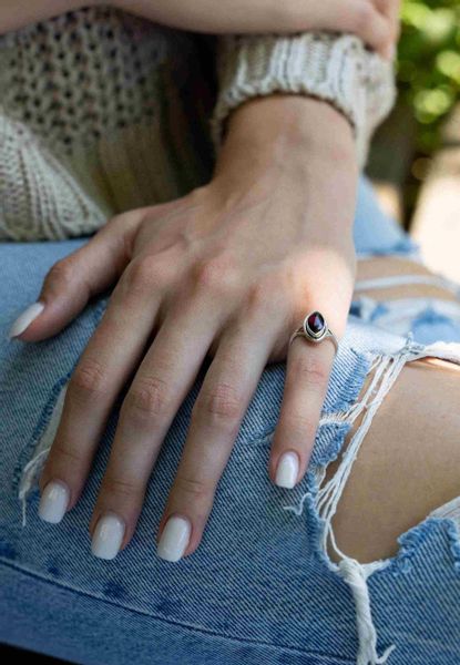 mantraroma Silberring SARALA Ellipse aus 925 günstig online kaufen