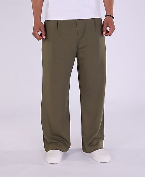 Denim Distriqt Stoffhose Feine Herren Baggy Stoffhose Loose Fit Grün XXL günstig online kaufen