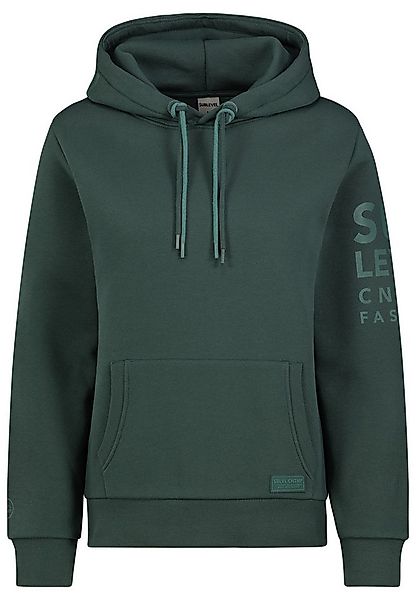 SUBLEVEL Hoodie Moderner Schnitt mit Kapuze und Kordelzug Print-D-Hood günstig online kaufen