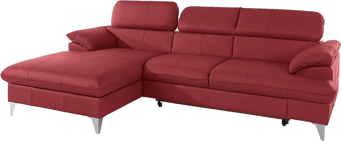 COTTA Ecksofa Caluso L-Form, mit Kopfteilverstellung, günstig online kaufen